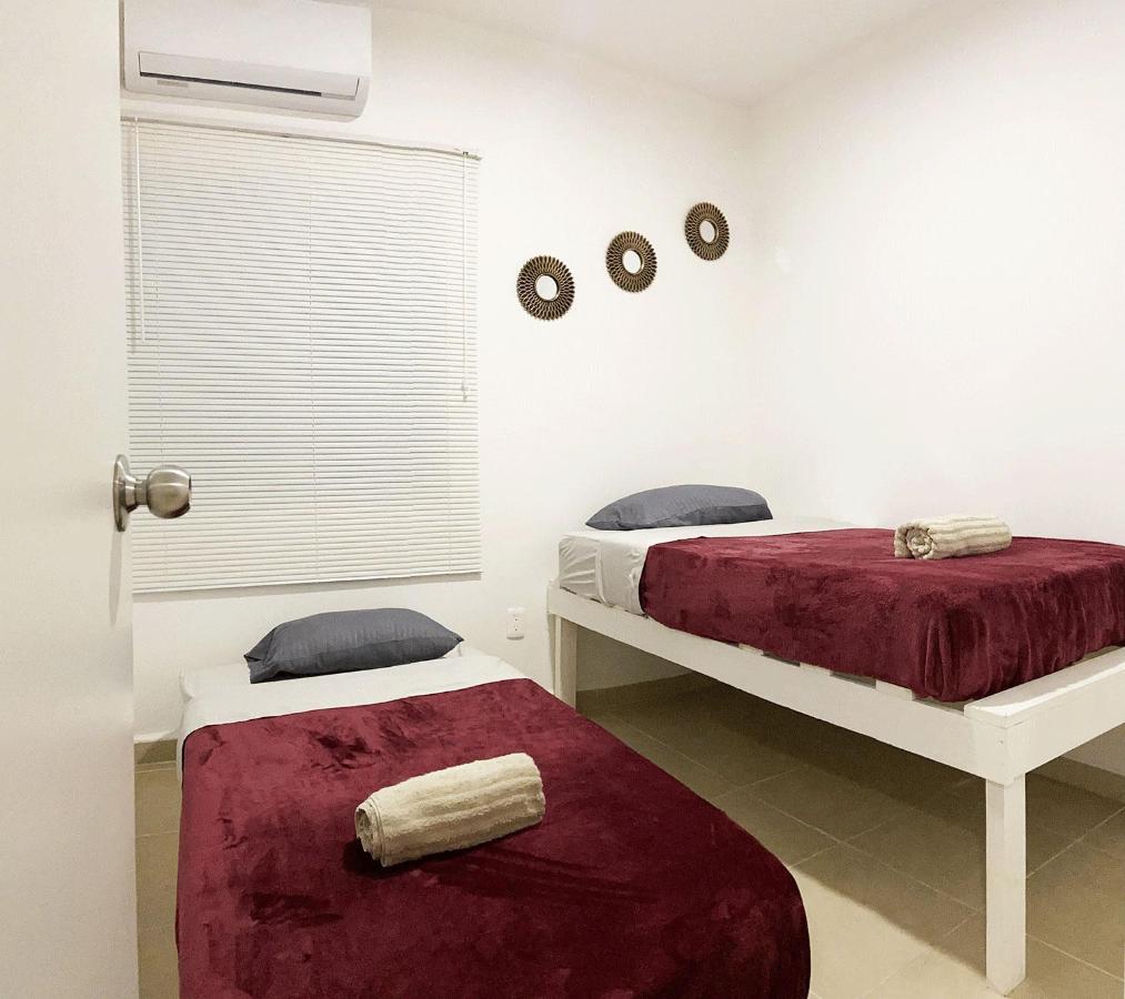 Angels Beach Condo Con Piscina, Parking Y Parque Playa del Carmen Exterior photo